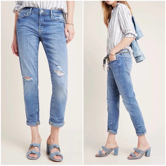 Anthropologie Denim - Anthropologie Pilcro Slim Boyfriend Crop Jeans Size 30